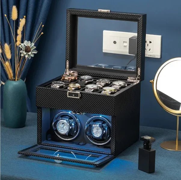 Strix Trunk Double Watch Winder - WatchMatic