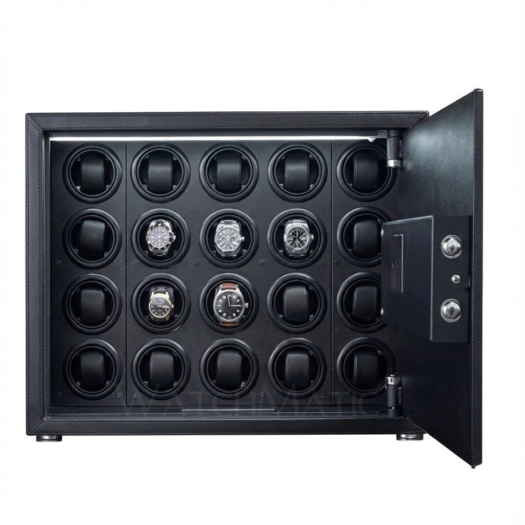 WatchMatic Iron Shield Series - Watch Winder Safe Box - WatchMatic