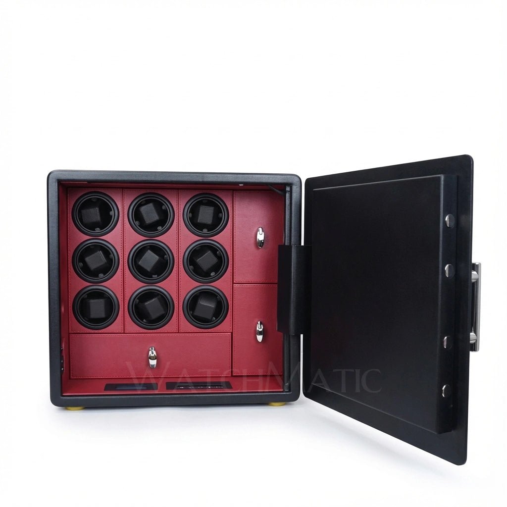 WatchMatic Kovra Vault Series 9 - Watch Winder Safe Box - WatchMatic